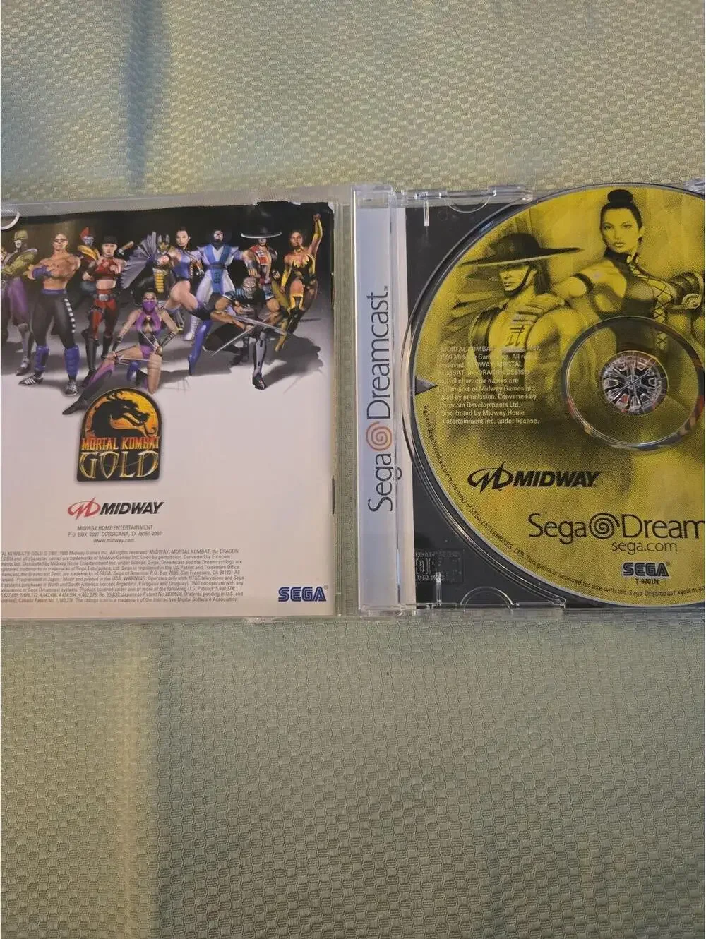 Mortal Kombat Gold - Sega Dreamcast (1999) Retro Video Game
